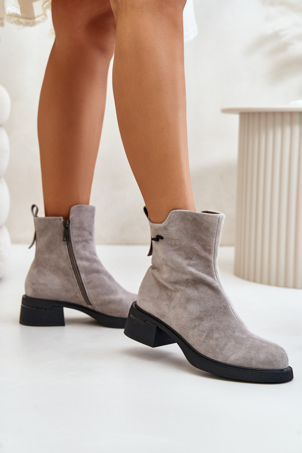  Boots model 200100 Step in style  grey