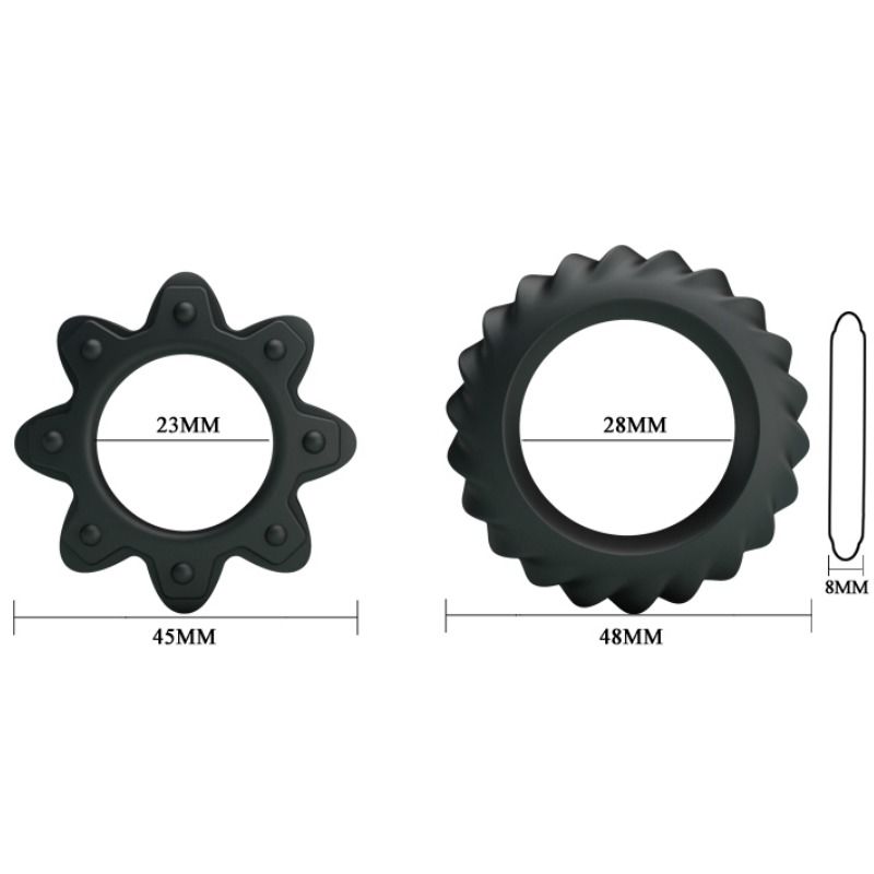 KIT SILICONE RINGS FLOWERING