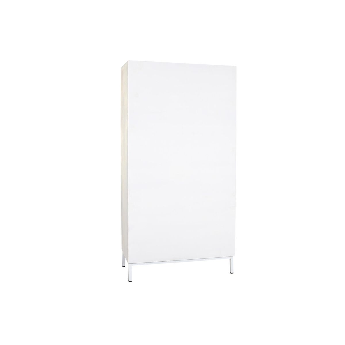 Shelves DKD Home Decor Metal White Mango wood 90 x 40 x 180 cm