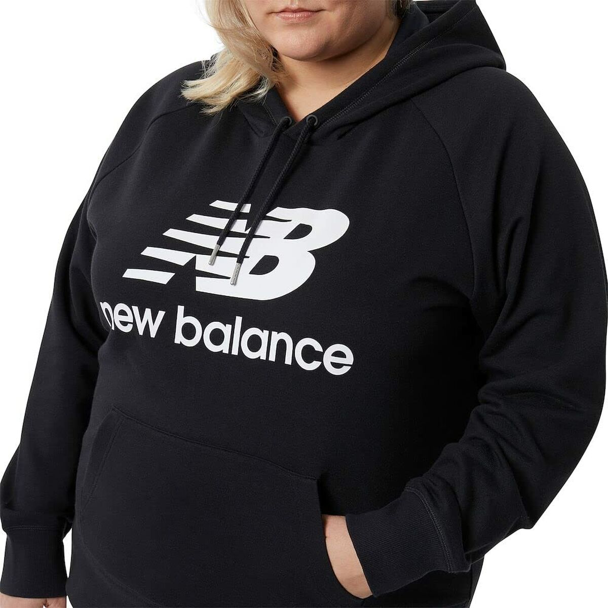 Bluza z kapturem Damska New Balance Czarny