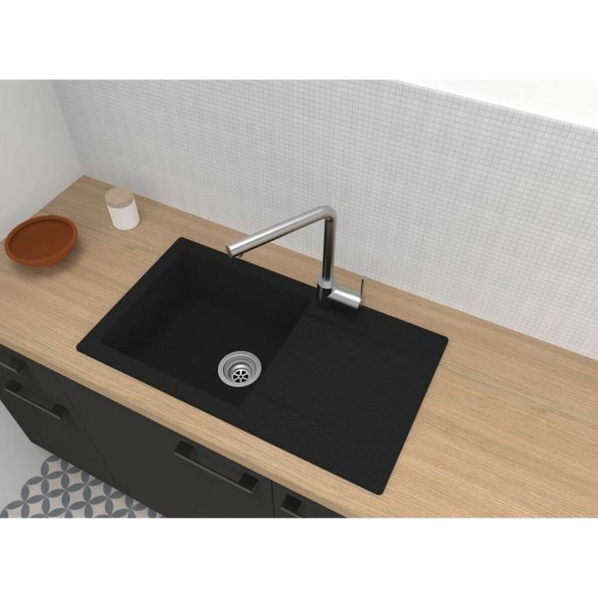 Sink Stradour Matte back Black