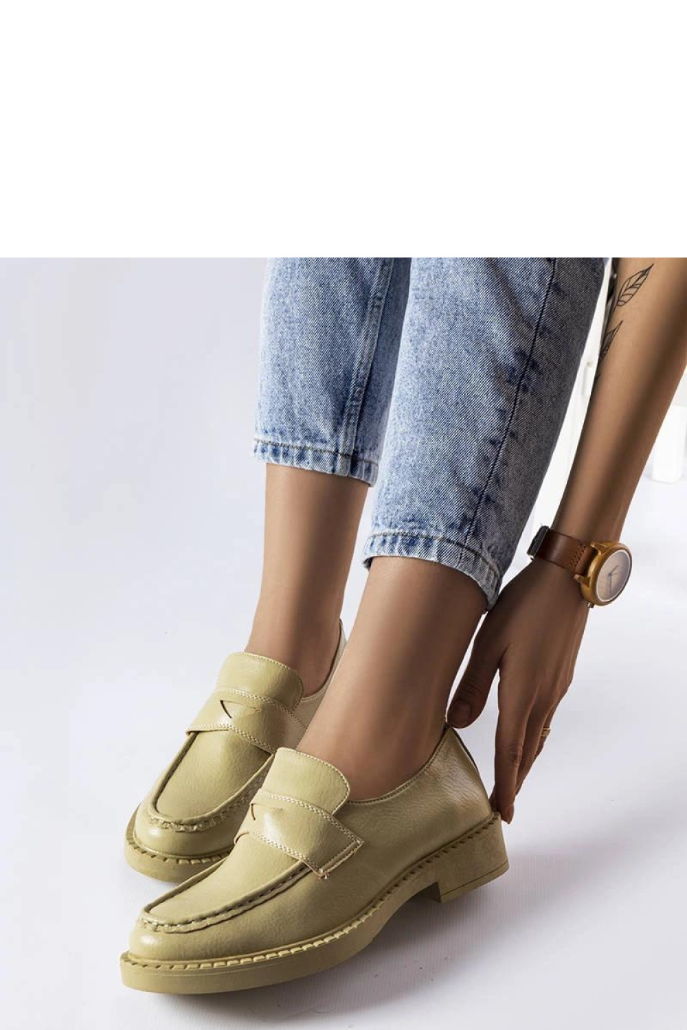  Mocassin model 207910 Solea  green