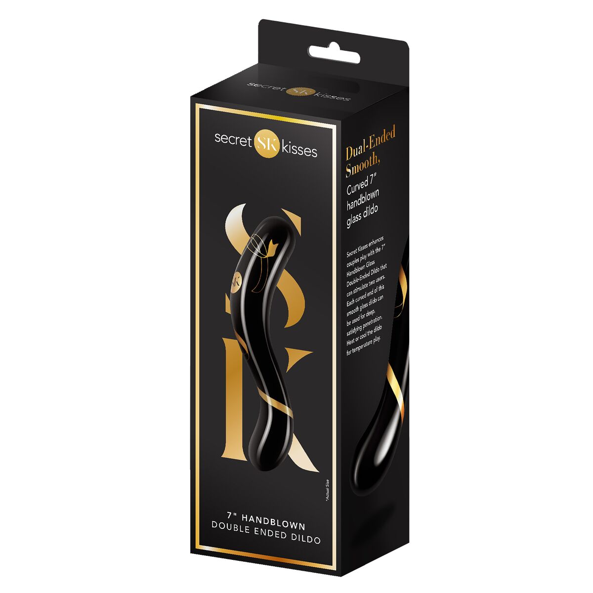 Double Penetration Stroker Secret Kisses Black