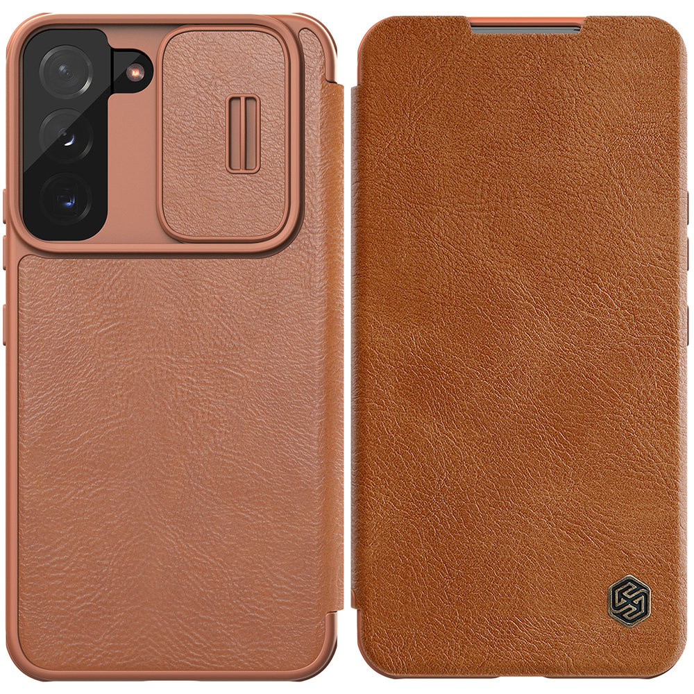 Nillkin Qin Leather Pro Samsung Galaxy S22+ Plus brown