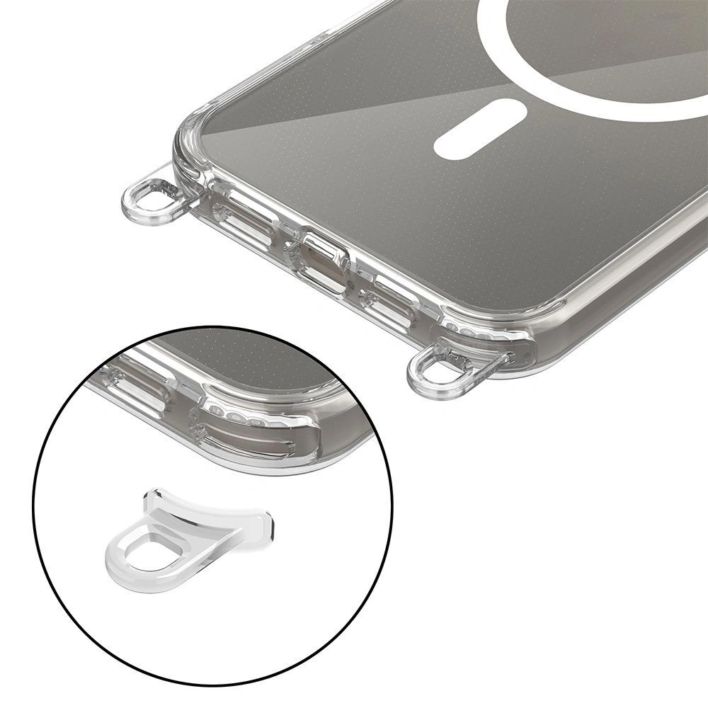 Tech-Protect Flexair Chain MagSafe Apple iPhone 16 Grey & Pink