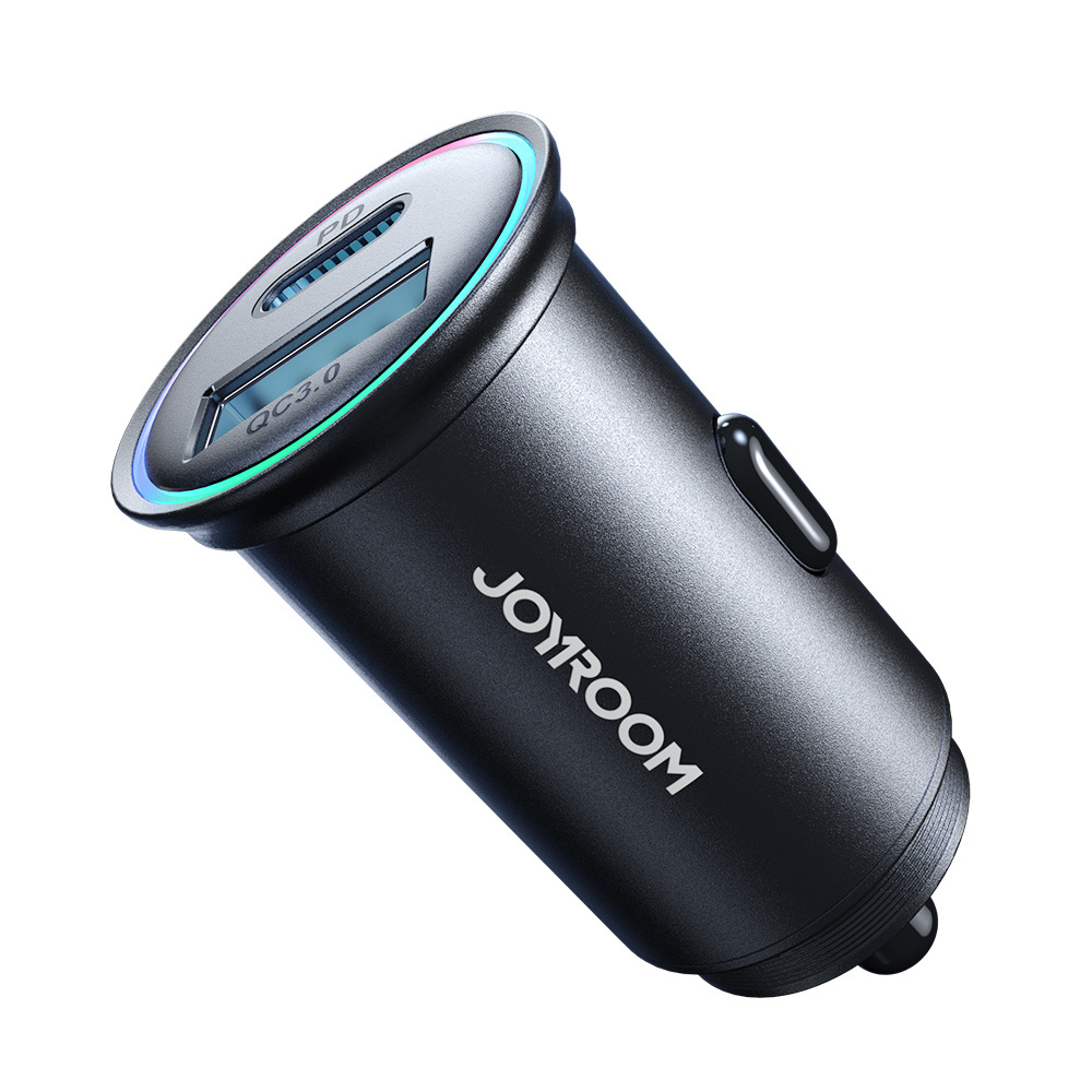 Joyroom JR-CCN04 car charger 60W USB-A, USB-C black