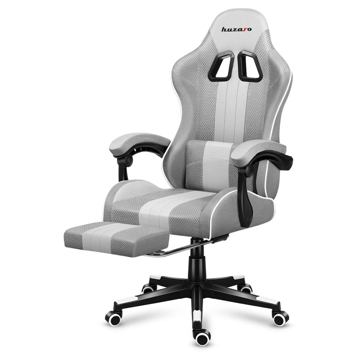 Gaming Chair Huzaro HZ-Force 4.7 White Mesh White Grey Gaming Chair Huzaro HZ-Force 4.7 White Mesh White Grey