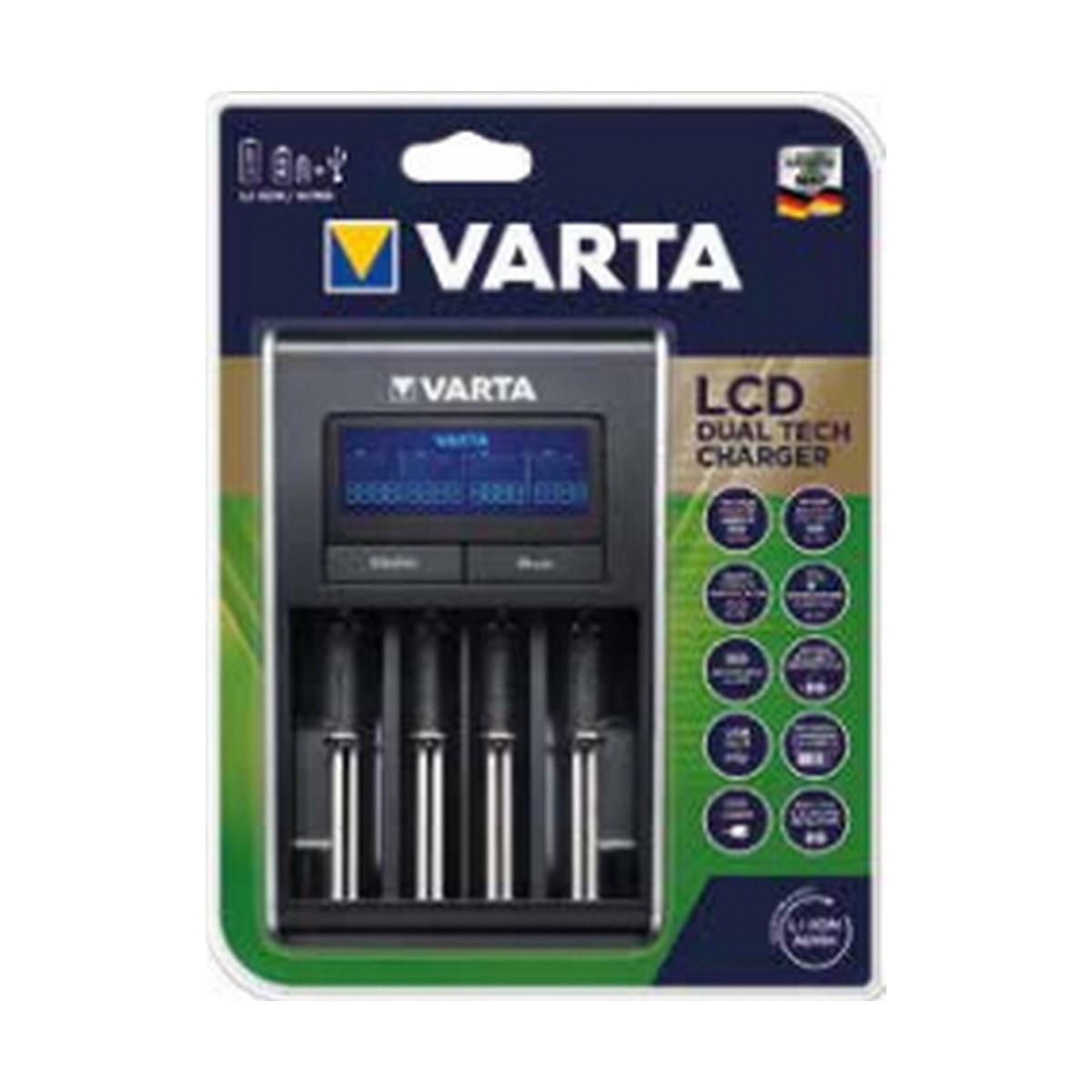 Ładowarka + baterie akumulatorowe Varta 57676 101 401 AA/AAA