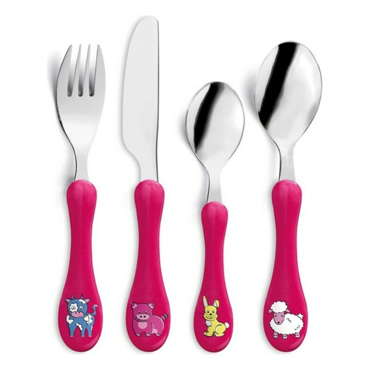 Cutlery set Amefa Enfant Metal Bicoloured