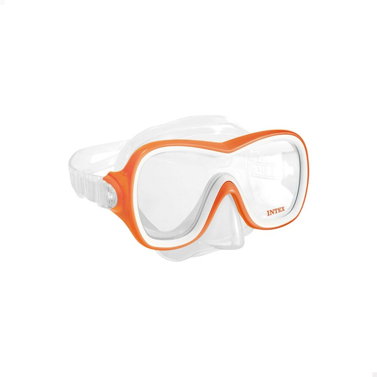 Snorkel Goggles and Tube Intex Wave Rider Orange (6 Units)