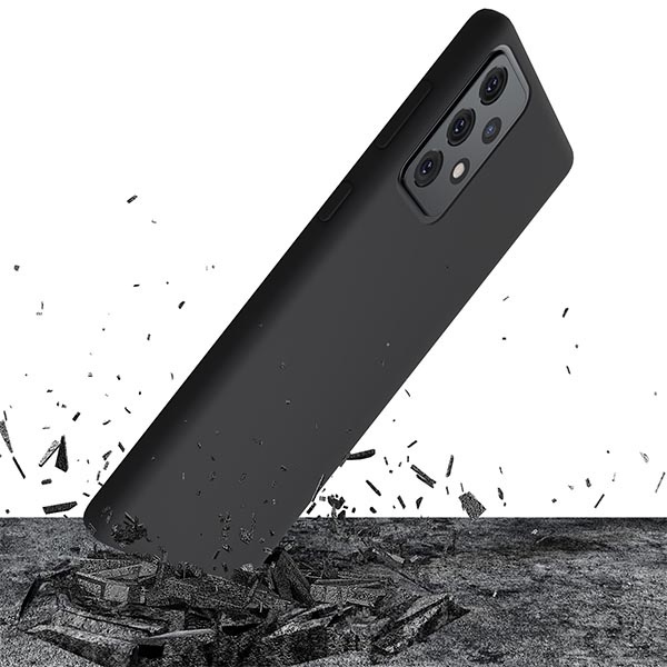 Case 3MK Silicone Case Samsung Galaxy A52/A52s black/black