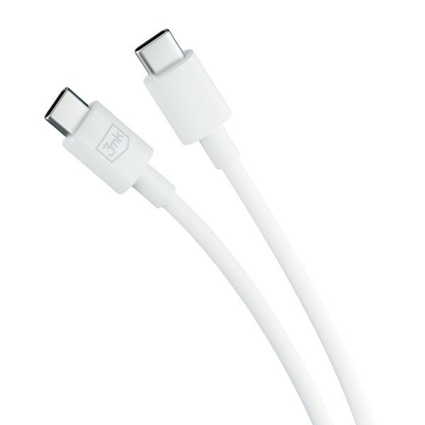 3MK cable Hyper USB-C / USB-C 100W 1.2m white