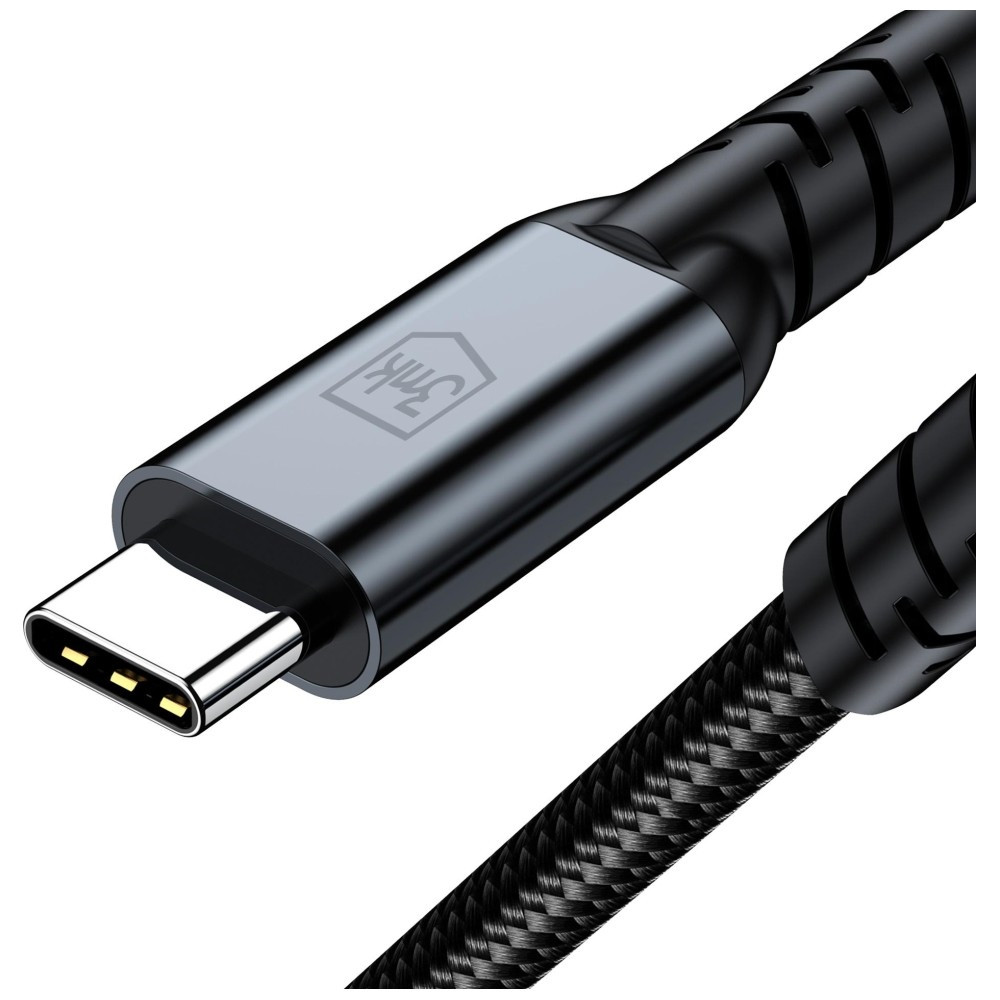 Kabel 3MK Hyper Cable N-SERIES USB-C / USB-C Thunderbolt 4 2m 48V / 5A 240W czarny