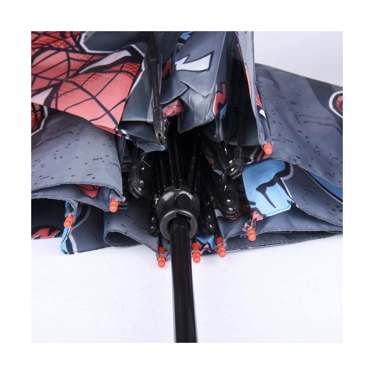 Faltbarer Regenschirm Spiderman Grau (Ø 92 cm)