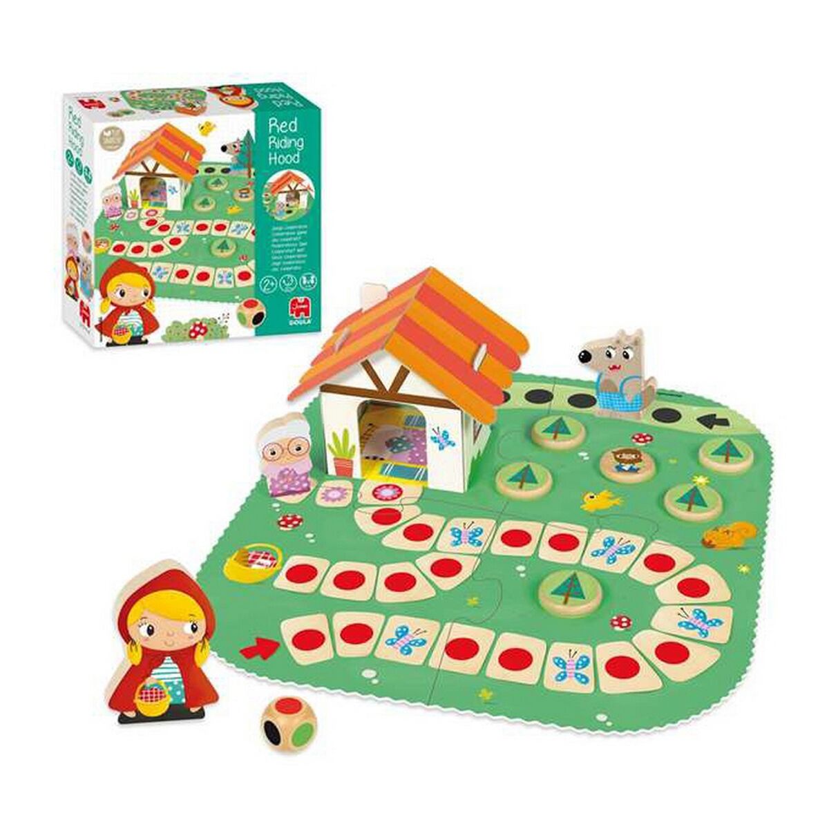 Educational Game Diset Little Red Ridding Hood 9 Pieces
