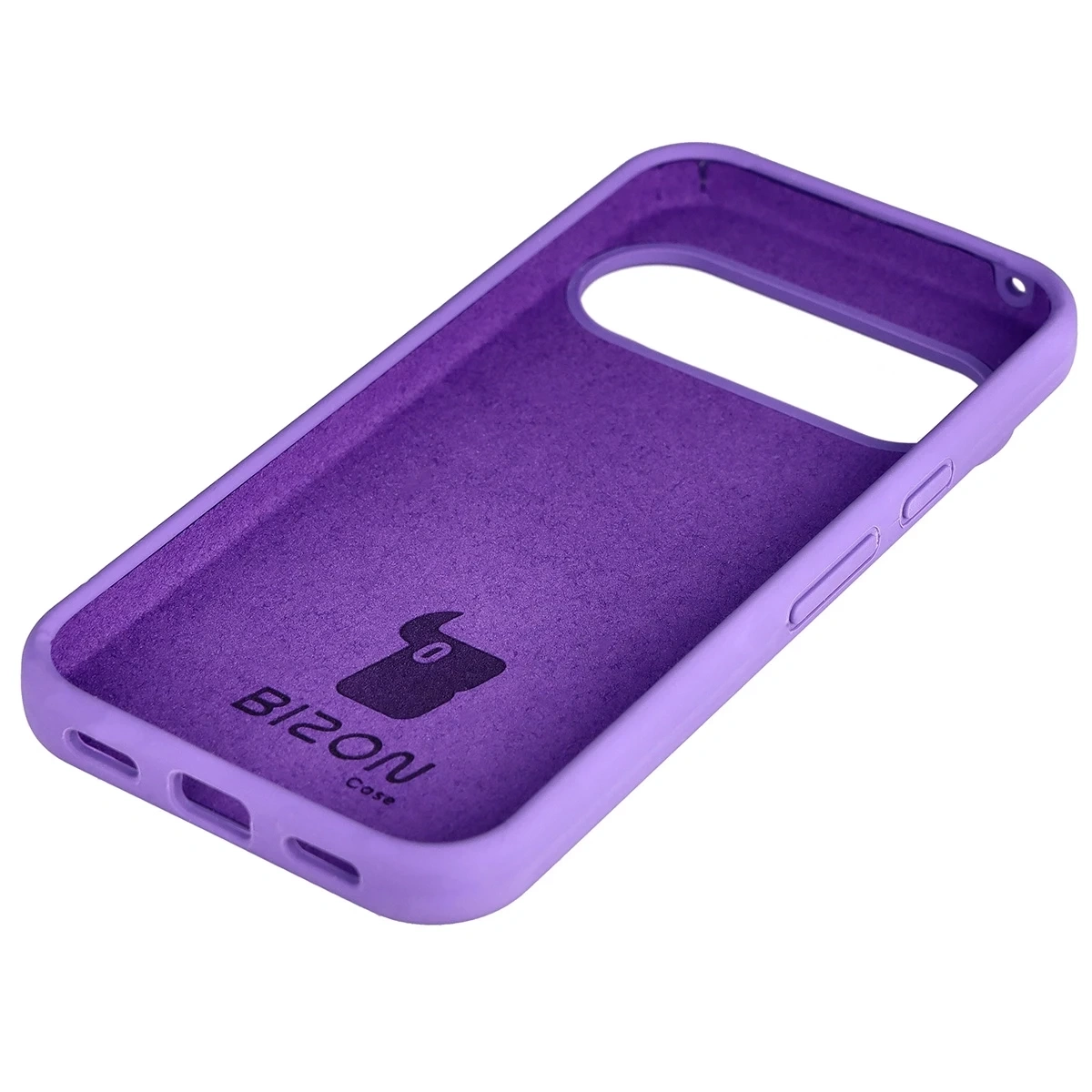 Silikonowe etui Bizon Soft Case do Google Pixel 10 / 10 Pro fioletowe
