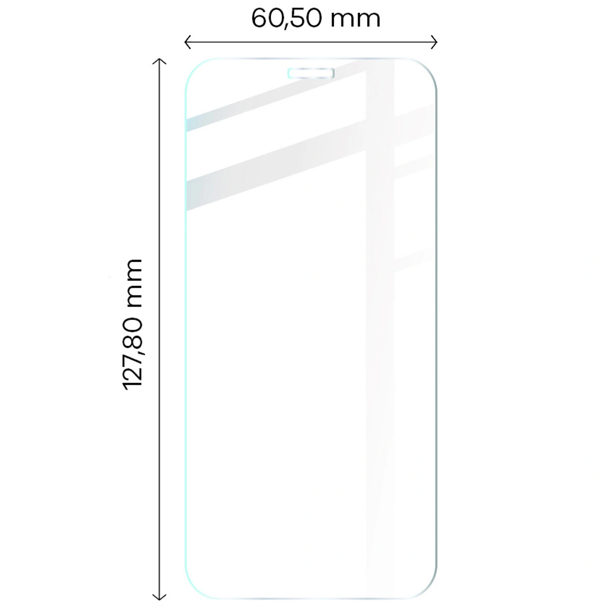 Bizon Glass Clear Apple iPhone 12 Mini