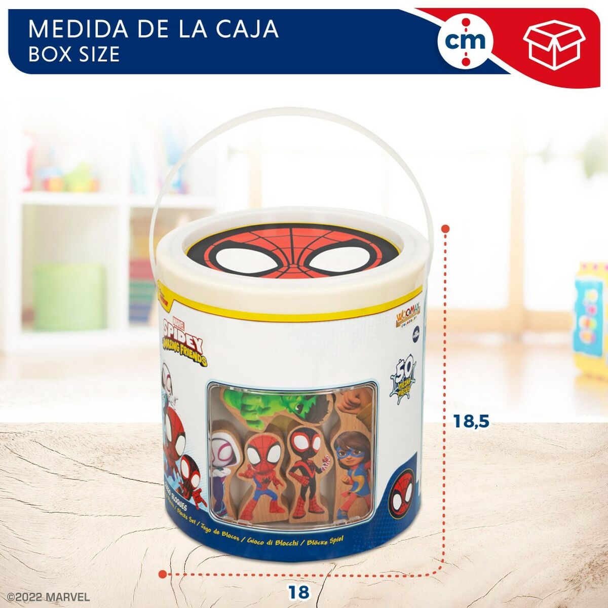 Playset Spidey Amazing Friends 8 x 9,5 x 1,5 cm 50 Stücke 4 Stück
