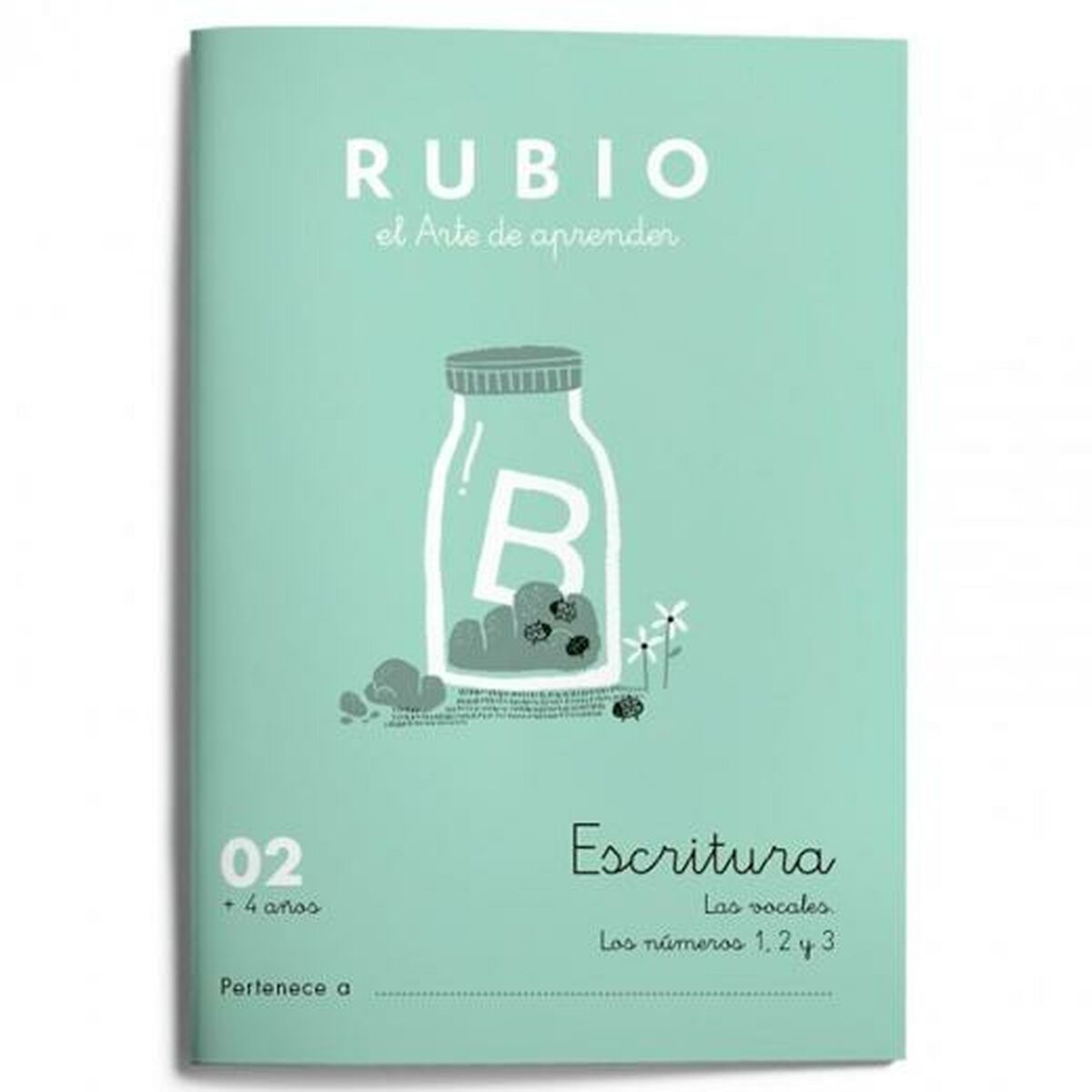 Writing and calligraphy notebook Rubio Nº02 A5 Spanish 20 Sheets (10Units)