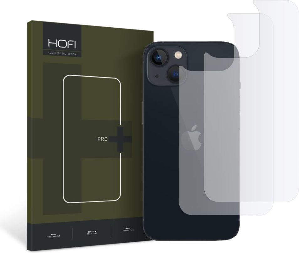 Hofi Hydroflex Pro+ Back Protector Apple iPhone 14 Clear [2 PACK]
