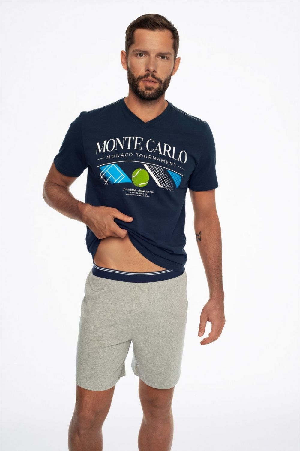  Pyjama model 192665 Henderson  navy blue