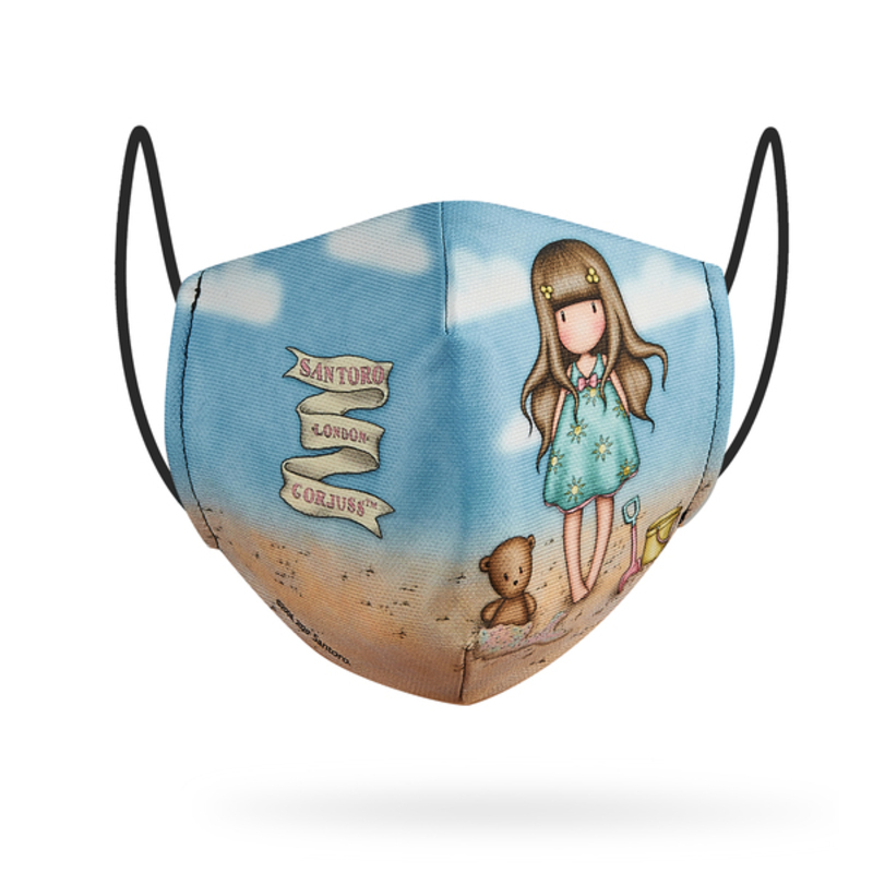 Hygienic Reusable Fabric Mask Gorjuss 6-9 years Children's Sky blue
