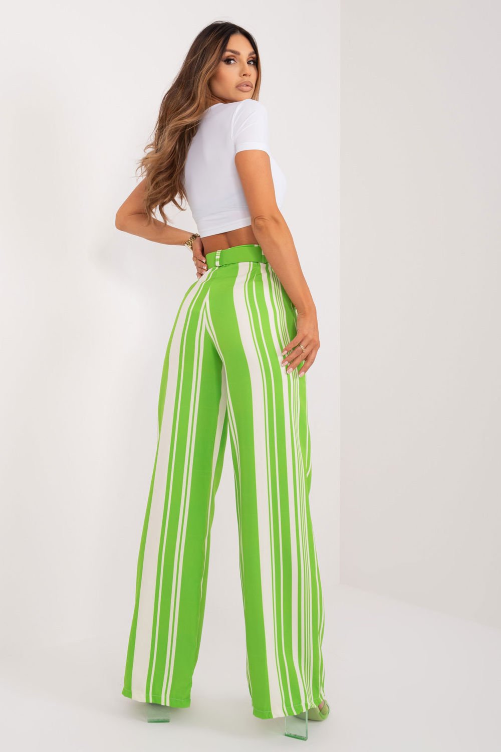  Women trousers model 197041 Italy Moda  green