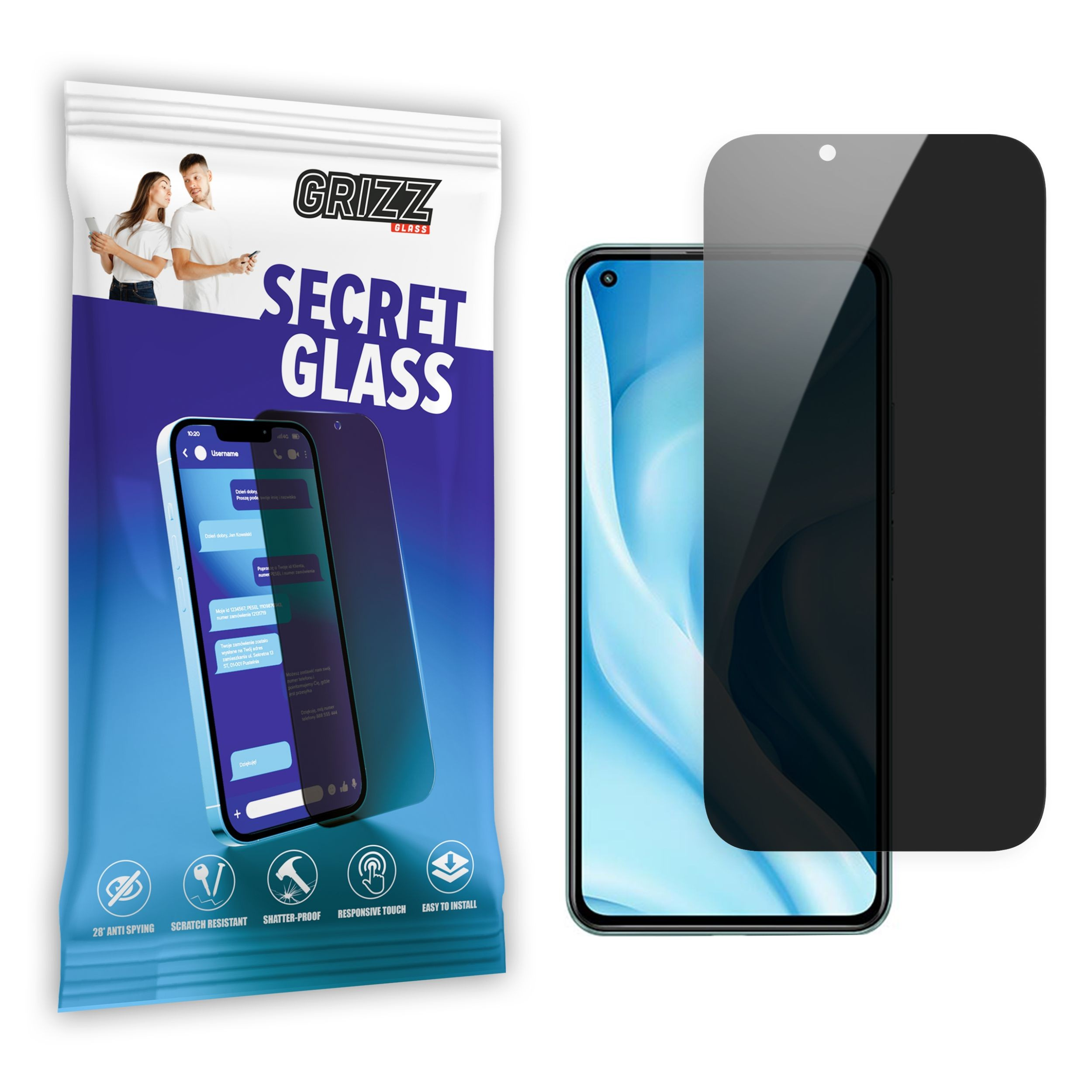 GrizzGlass SecretGlass Xiaomi 11 Lite 5G
