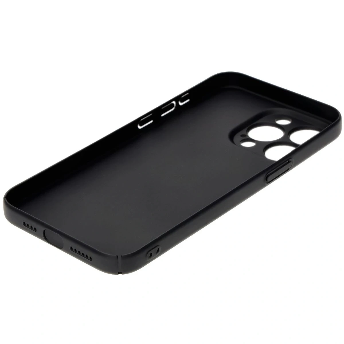 Etui Bizon Case Łupka do Apple iPhone 15 Pro Max czarne