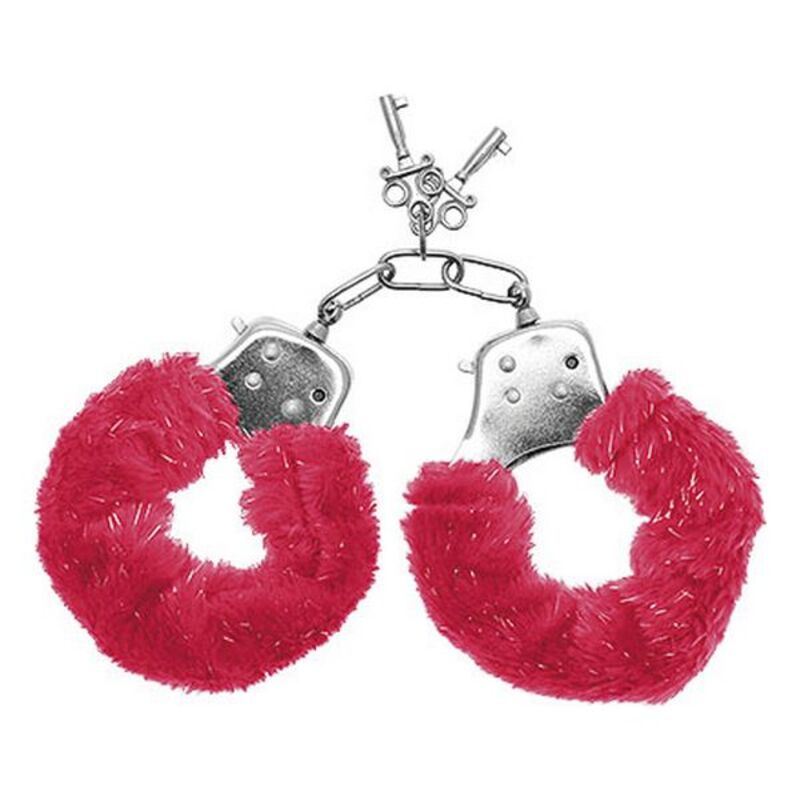 Cuffs S Pleasures Furry Red