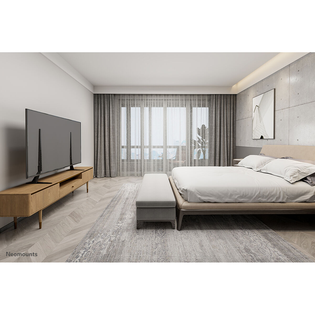 Screen Table Support Neomounts DS45-430BL19 75"