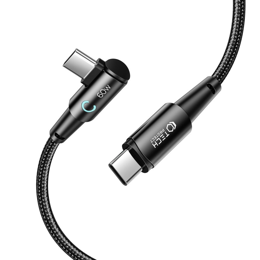 Tech-protect Ultraboost L USB-C/USB-C Cable 60W 6A 200cm Grey