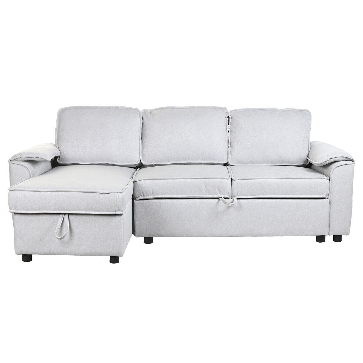 Sofabed Home ESPRIT Light grey Modern 220 x 153 x 88 cm Sofabed Home ESPRIT Light grey Modern 220 x 153 x 88 cm