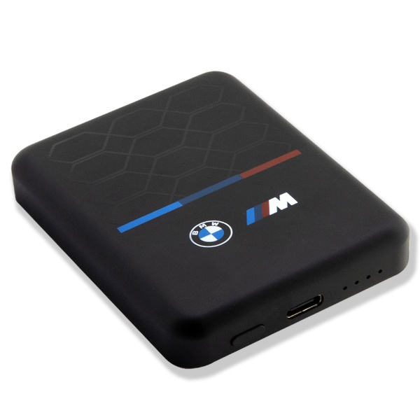 BMW Wireless Charging Powerbank BMPBMS3K22PGVK 5W 3000mAh + black cable M Collection MagSafe