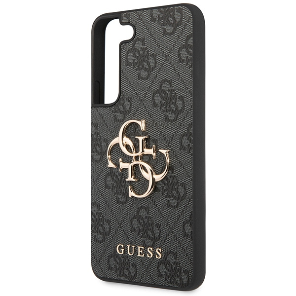 Guess GUHCS23S4GMGGR Samsung Galaxy S23 grey hardcase 4G Big Metal Logo
