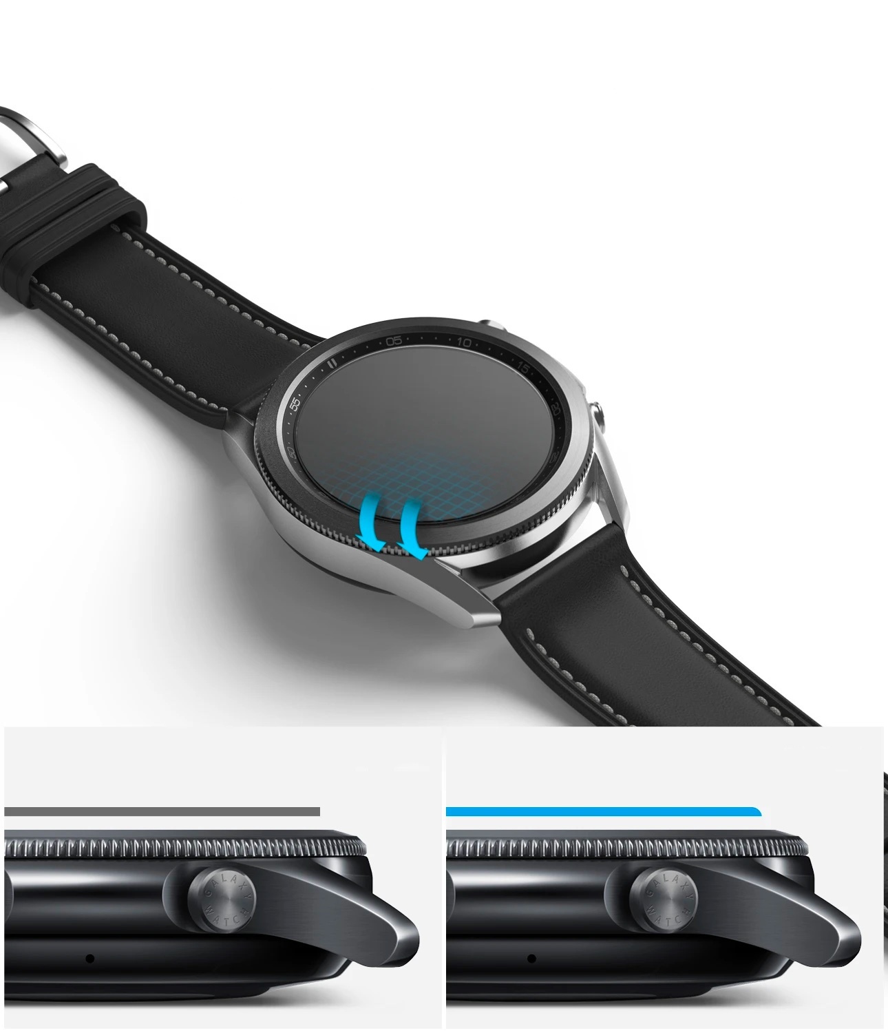 Ringke ID Glass Samsung Galaxy Watch 3 45mm [4 PACK]