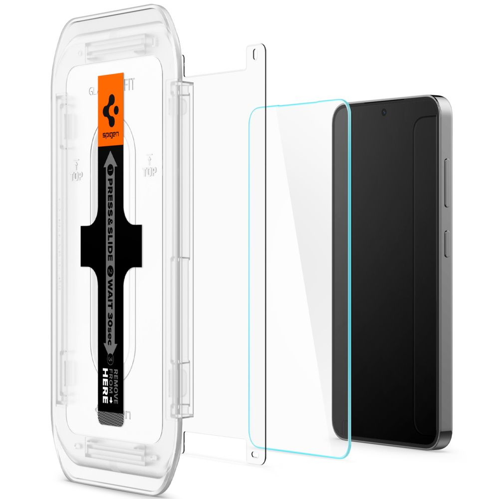 Spigen GLAS.tR ez Fit Samsung Galaxy S24+ Plus Clear [2 PACK]