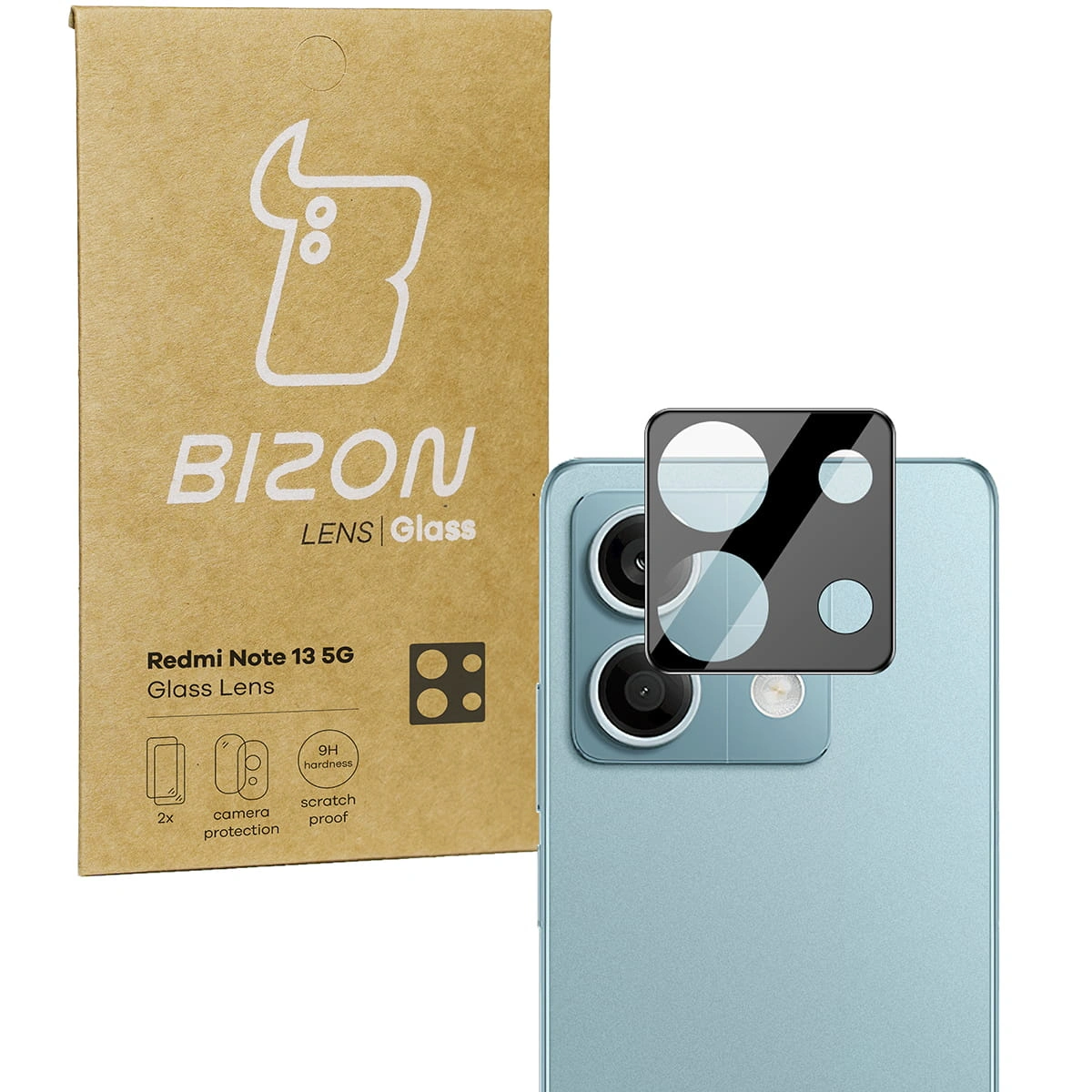 Bizon Glass Lens Xiaomi Redmi Note 13 5G [2 PACK]