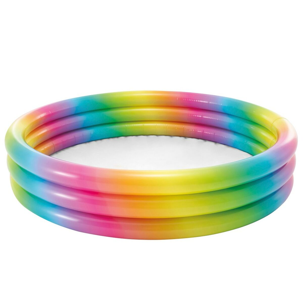 Inflatable Paddling Pool for Children Intex Multicolour Rings 147 x 33 x 147 cm 330 L (6 Units)