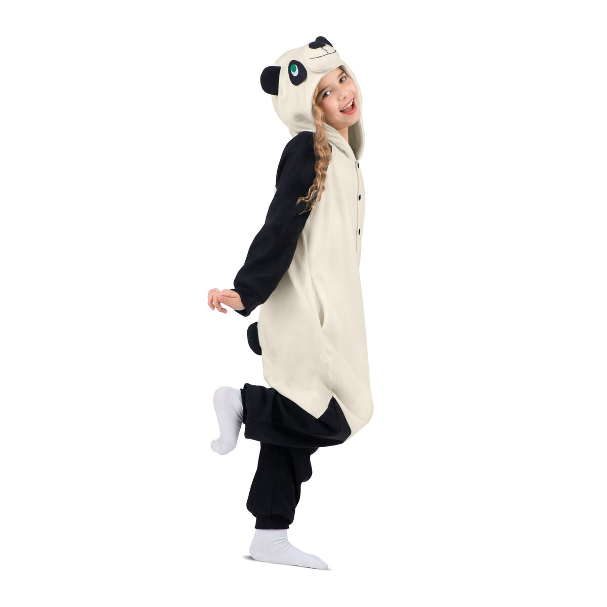 Costume for Children My Other Me Panda bear White Black One size (2 Pieces)