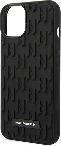 Karl Lagerfeld KLHCP14MRUPKLPK Apple iPhone 14 Plus hardcase black 3D Monogram