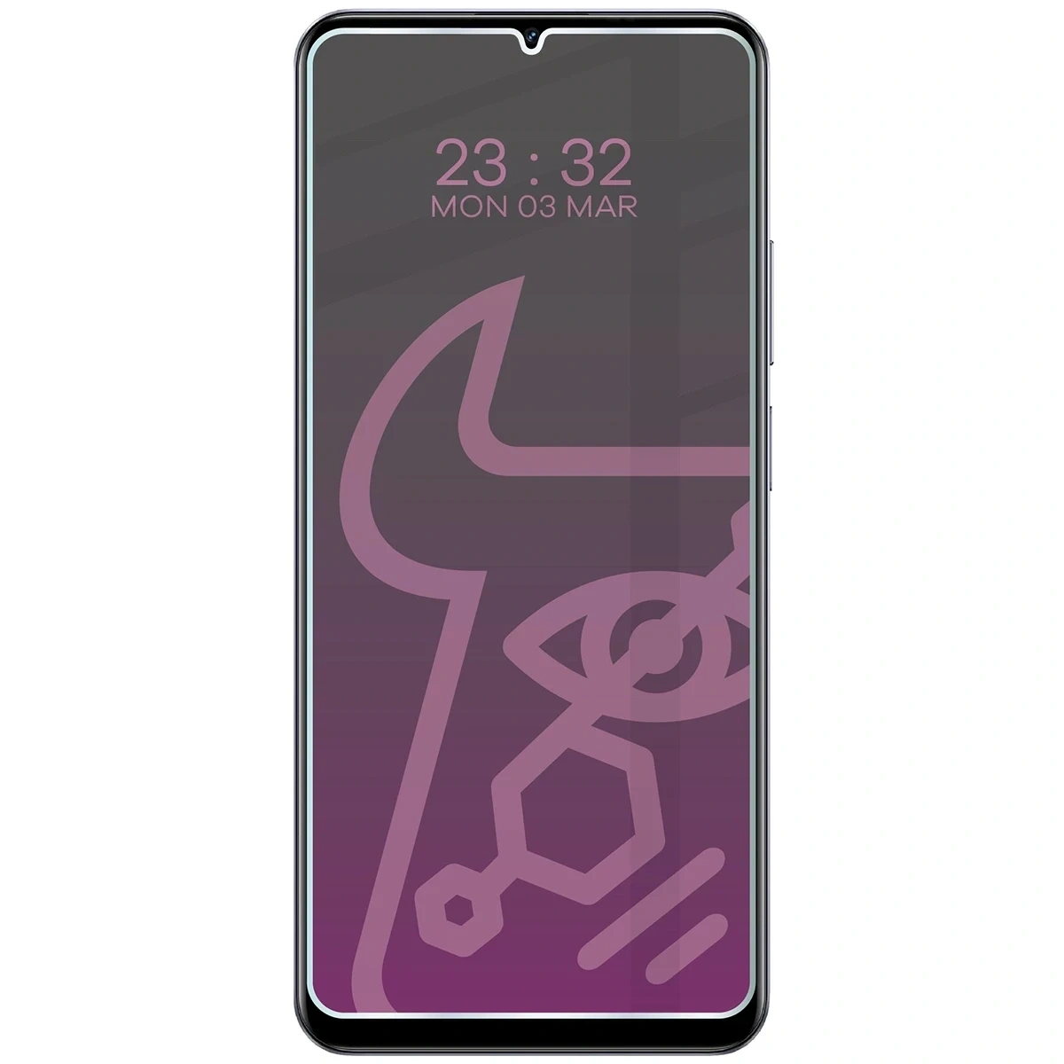 Prywatyzujące szkło hybrydowe Bizon Glass Mule Shadow do Realme Note 60 matowe