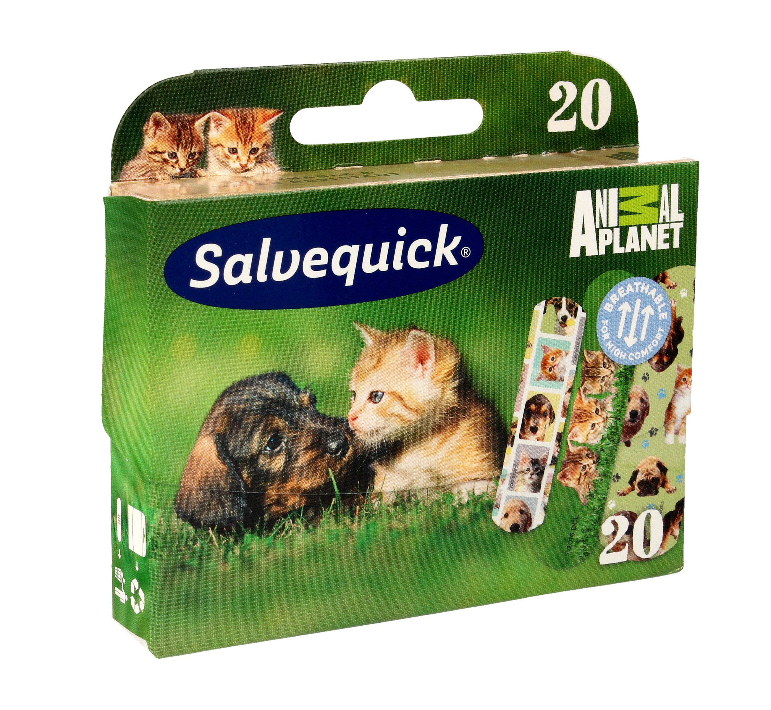 Salveqiuck Plastry Animal Planet dla dzieci  1op-20szt