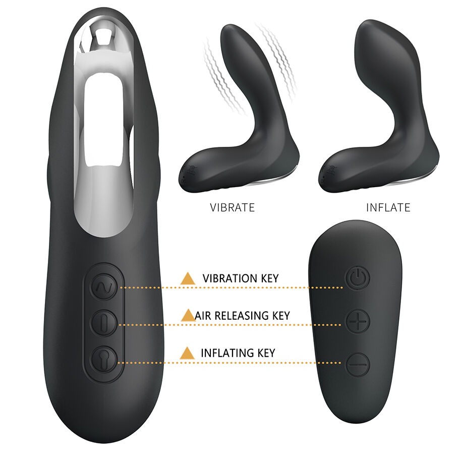 MR PLAY - PROSTATE MASSAGER WITH VIBRATION REMOTE CONTROL