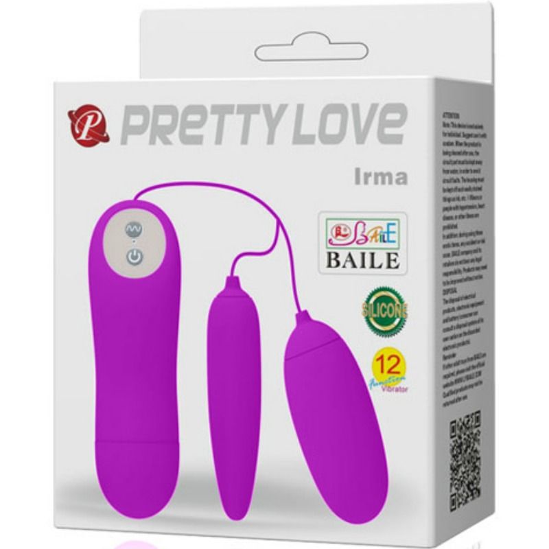 PRETTY LOVE IRMA DOUBLE VIBRATING EGG