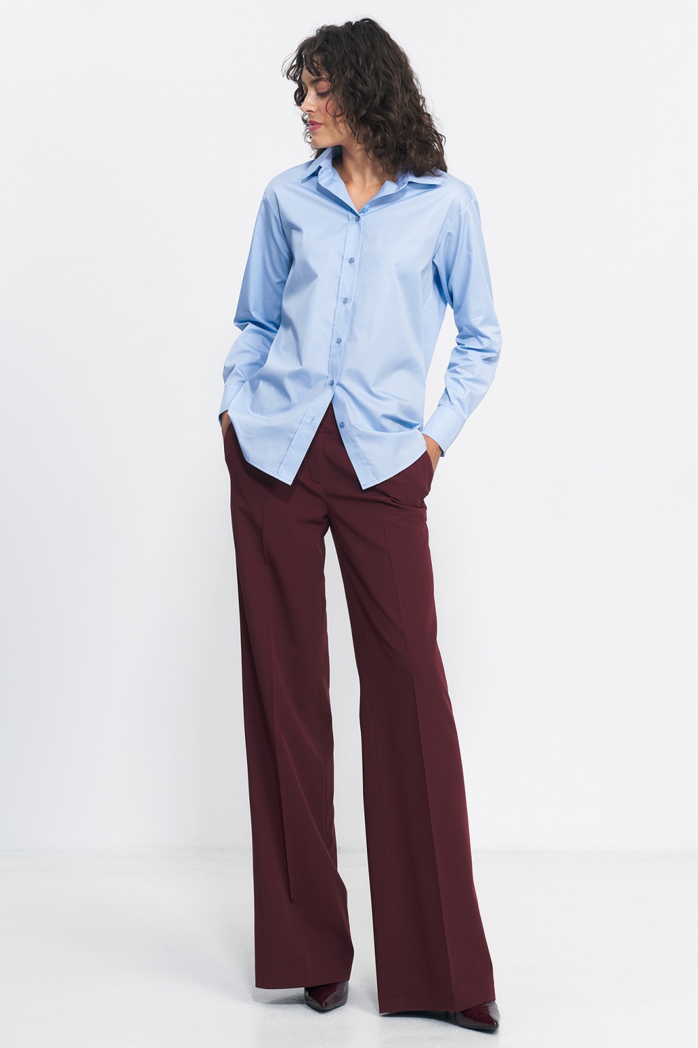  Trousers model 185193 Nife  red