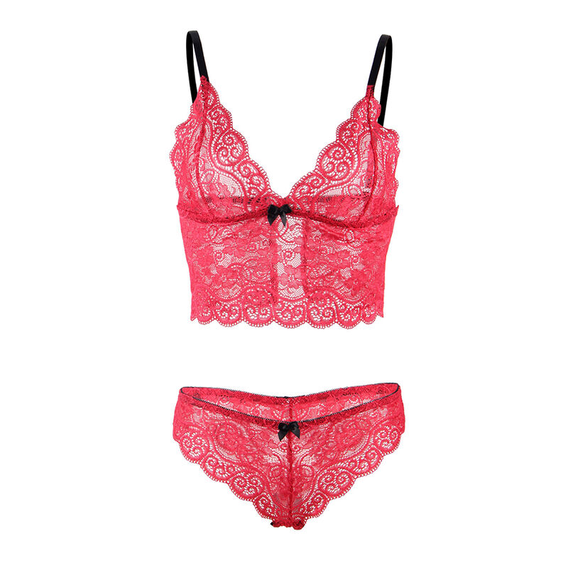 SUBBLIME - 953898 SILK AND LACE NIGHTGOWN + PANTIES RED S/M SUBBLIME - 953898 SILK AND LACE NIGHTGOWN + PANTIES RED S/M