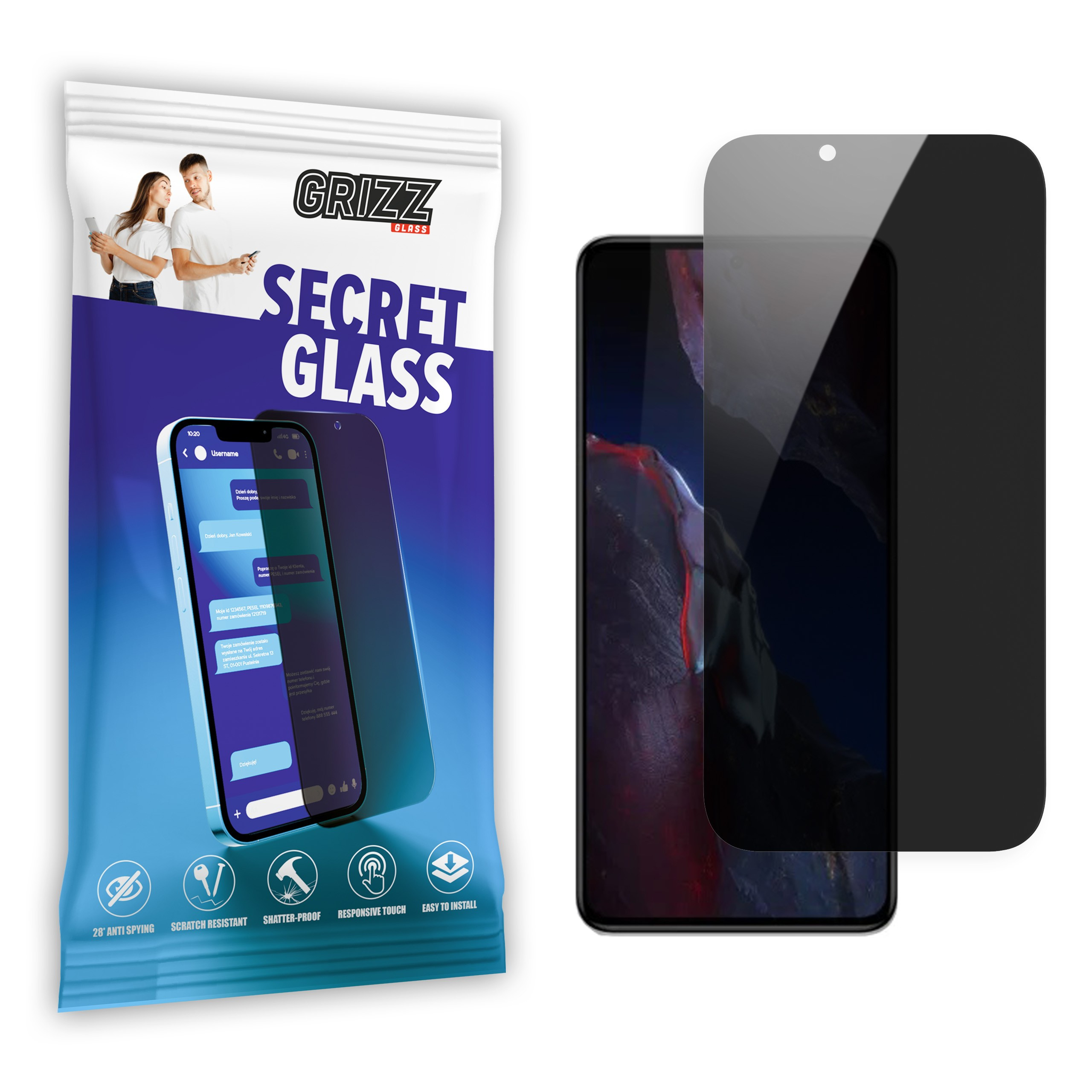 GrizzGlass SecretGlass Xiaomi POCO F5 Pro