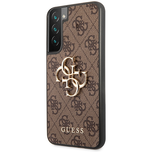 Guess GUHCS23M4GMGBR Samsung Galaxy S23+ Plus brown hardcase 4G Big Metal Logo