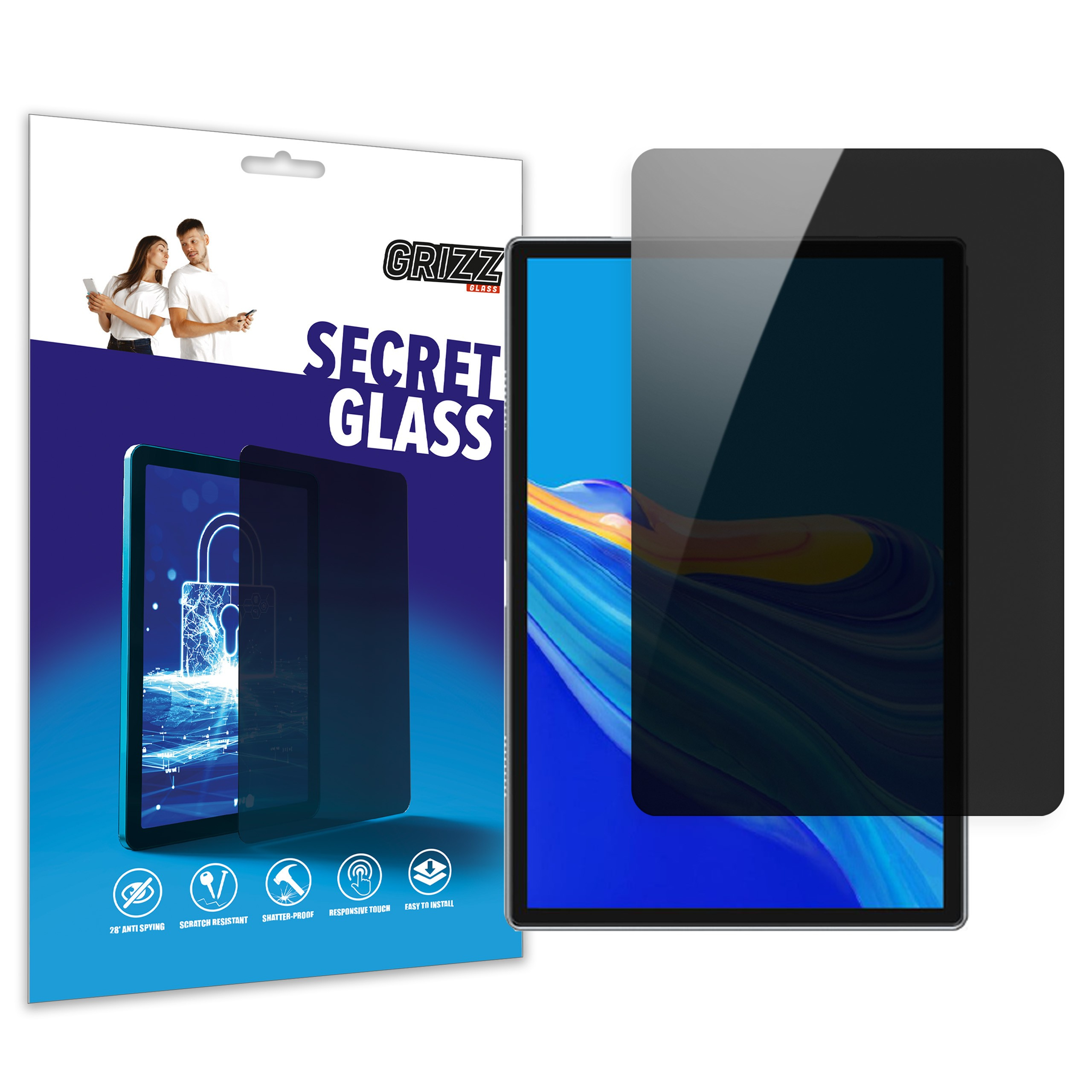 GrizzGlass SecretGlass Ulefone Tab A8 